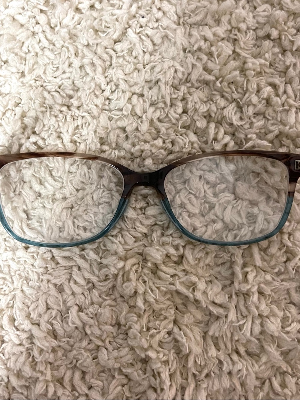 Señorita Brown and Teal Women's Glasses - Picture 8 of 9